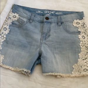 Kids jean shorts